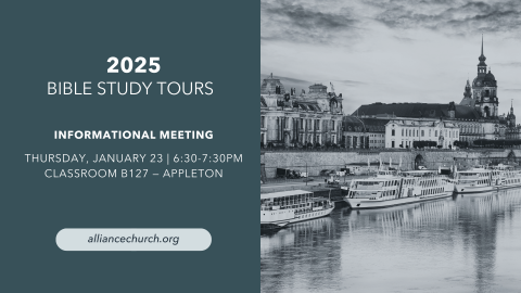 2025 Bible Study Tours and Trips Informational Meeting